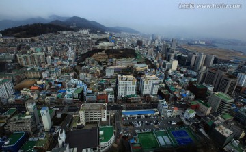 韩国釜山城市风光