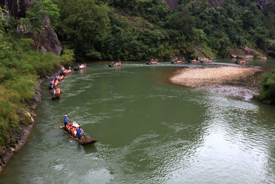 福建武夷山水风光