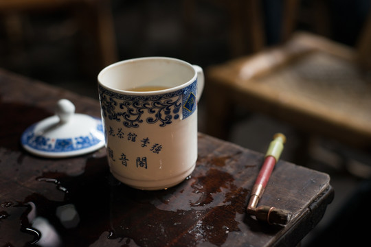 成都老茶馆 茶杯