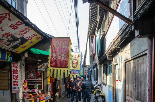 上海枫泾古镇 枫泾店铺 店招