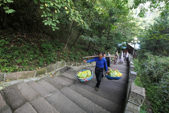 安徽九华山风光