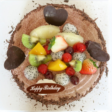生日蛋糕 水果巧克力蛋糕