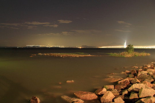 深圳湾公园夜色