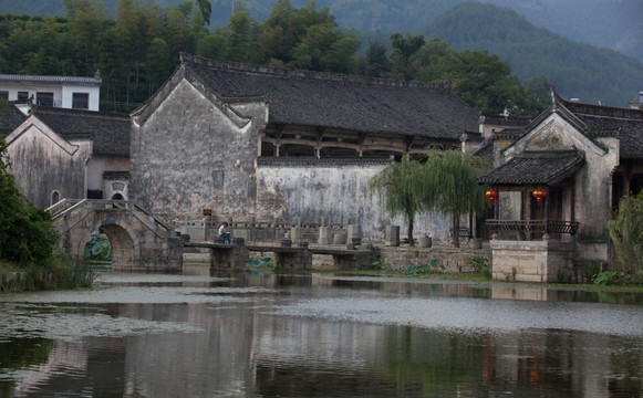 安徽黄山市呈坎古村