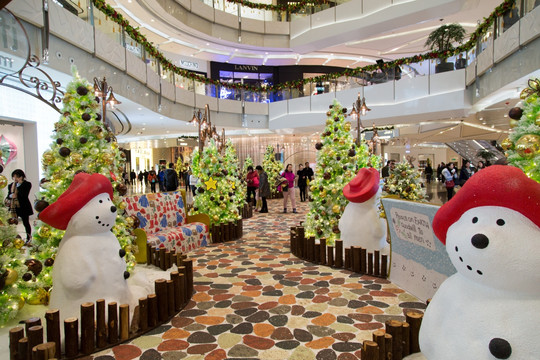 上海国金购物中心圣诞装饰