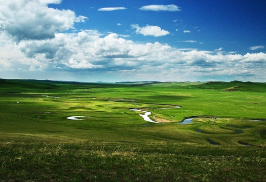 内蒙古的莫尔格勒河