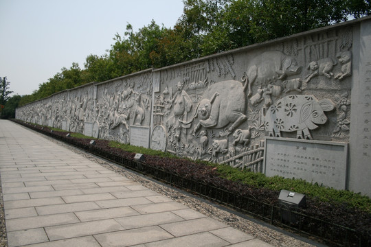 花岗岩雕刻 石雕 工程艺术 园