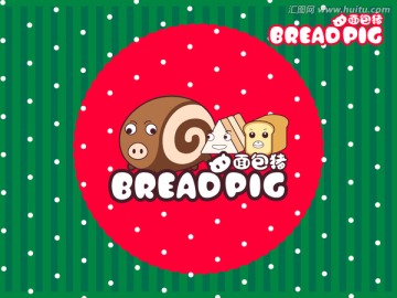 面包猪原创系列插画圣诞