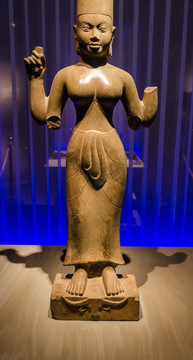 杜尔迦女神雕像 前吴哥时期像