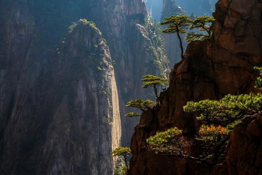 黄山西海大峡谷风光