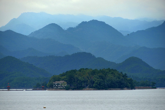 千岛湖 群山