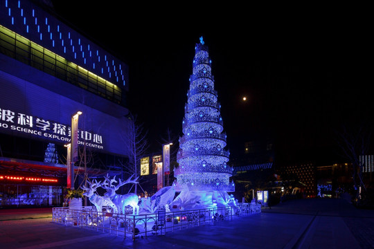 宁波文化广场圣诞节