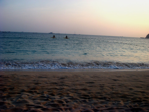 黄昏海滩