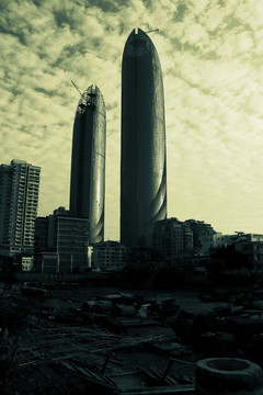厦门双子塔