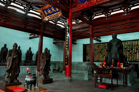 中国孔庙内景