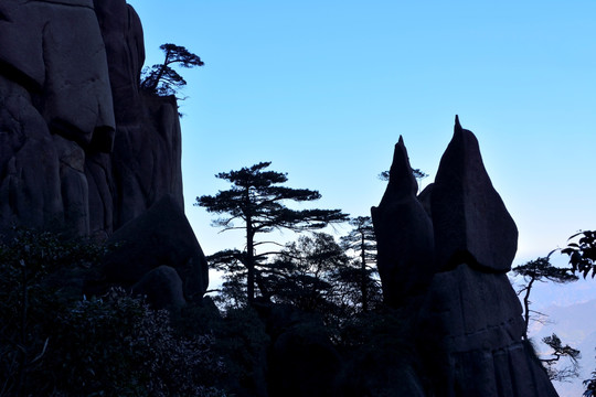 三清山 企鹅献桃