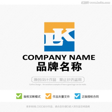 LK字母LOGO设计