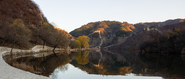 黄花城水长城山水倒影