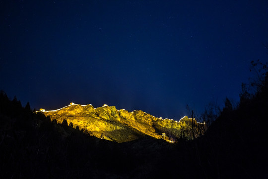 司马台长城夜景