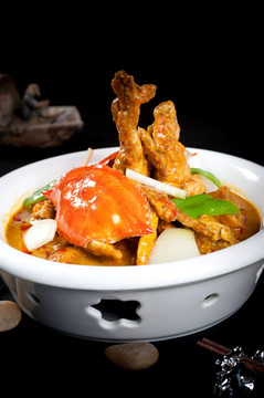 泰式咖喱焗蟹