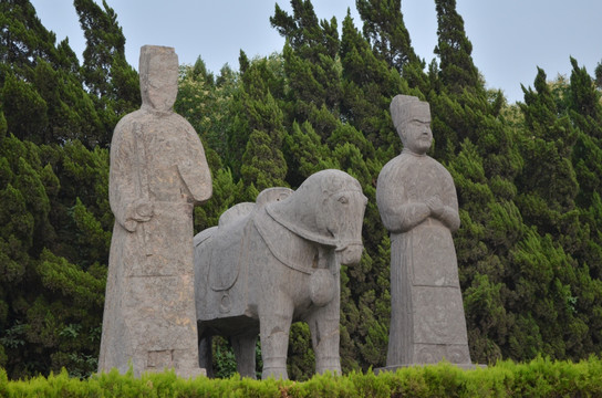 北宋皇帝陵石刻雕像