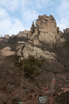 崂山风光 孔雀开屏