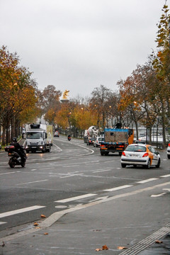 法国巴黎街头景象