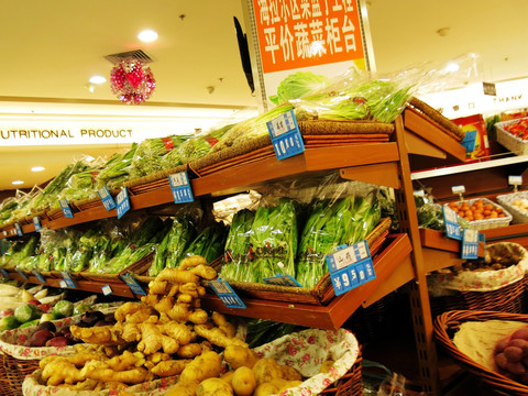 超市一角 便利店
