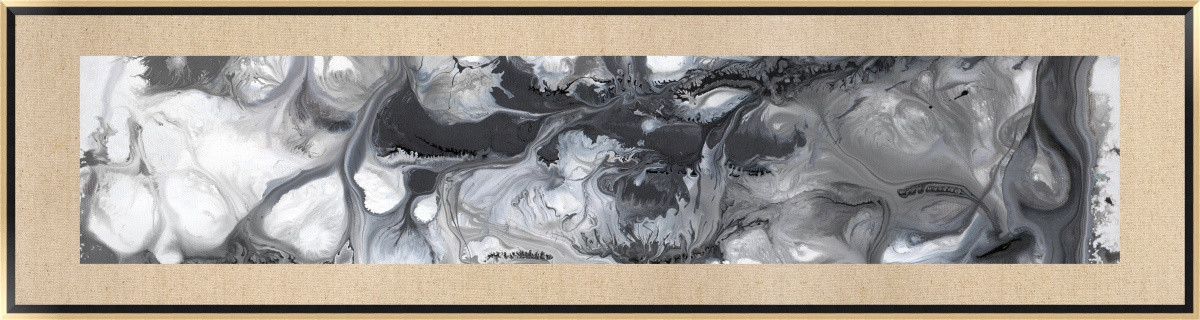 黑白装饰画 抽象画 中国风