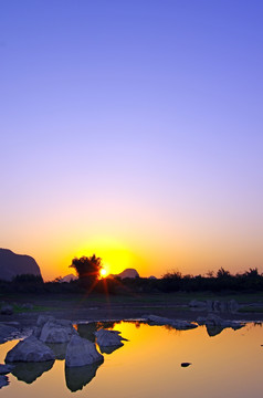 夕阳 风景