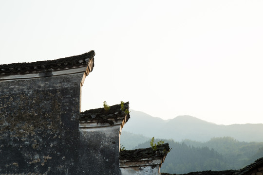 古建筑屋脊