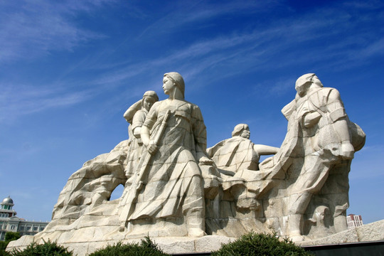 牡丹江畔 江畔公园 雕塑