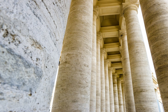 罗马柱建筑