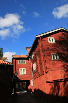瑞典小镇建筑风光