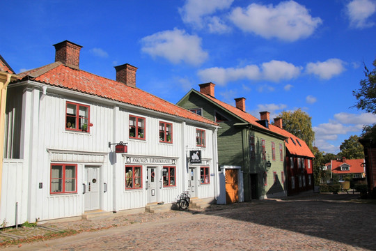 瑞典城镇建筑风光风景