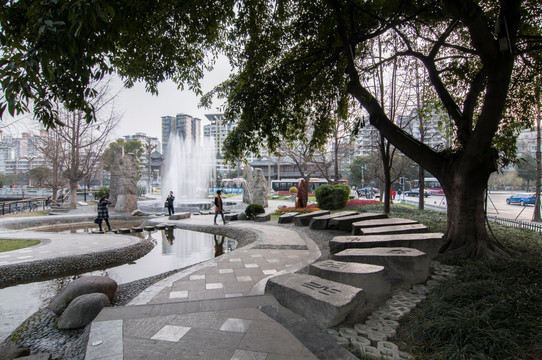 成都合江亭景观