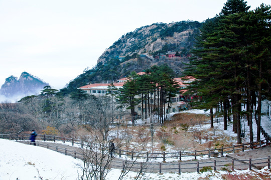 冬景 黄山风光