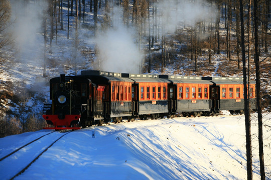 林海雪原小火车