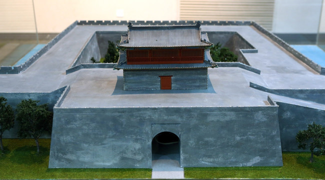 宁海城瓮城模型