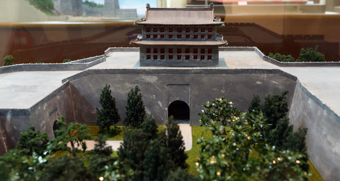 宁海城瓮城模型