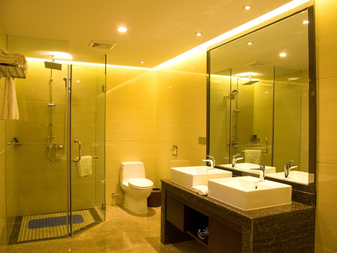 豪华酒店浴室图片