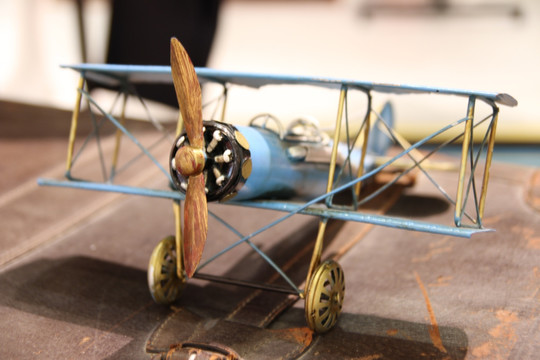 复古飞机模型