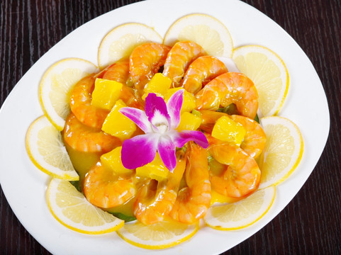 菠萝蜜汁大虾越南