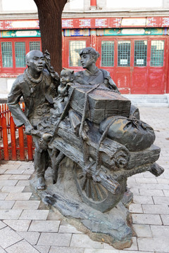 闯关东雕塑
