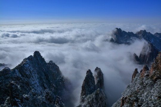 黄山西海云海