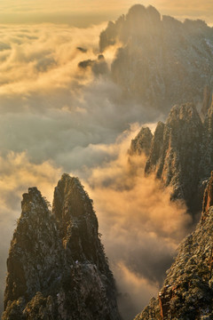 黄山西海云海