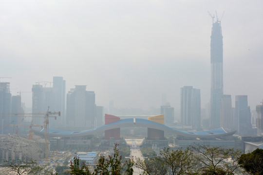 深圳CBD 大气污染