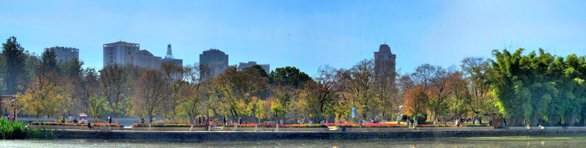 昆明翠湖全景图