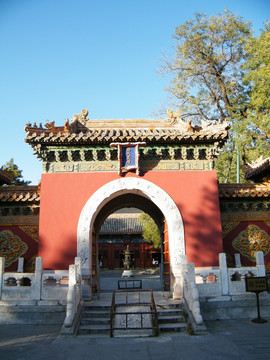 寺庙门