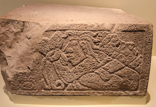 玛雅石雕台阶石 古典期后期